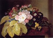 unknow artist Floral, beautiful classical still life of flowers.037 France oil painting artist